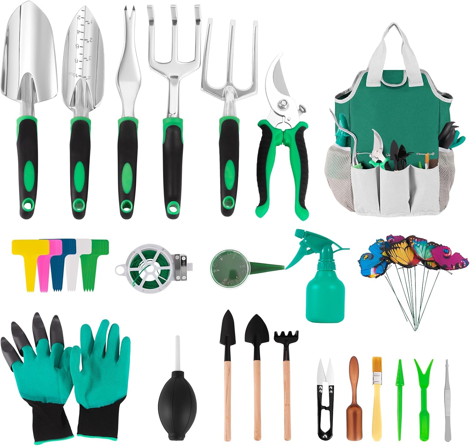 Gardening Tools Gloves - Garden Tool Set, Including 9 Succulent