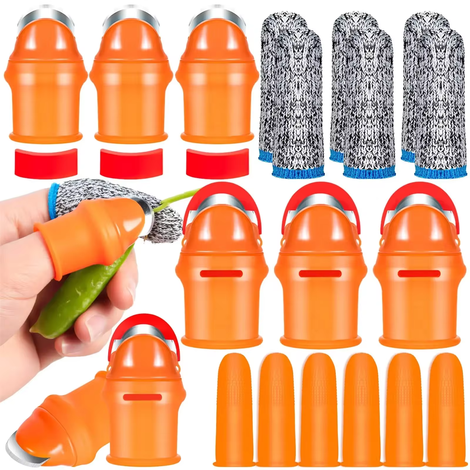 Essential Gardening Tools - Gardening Silicone Thumb Knife Protector Harvesting