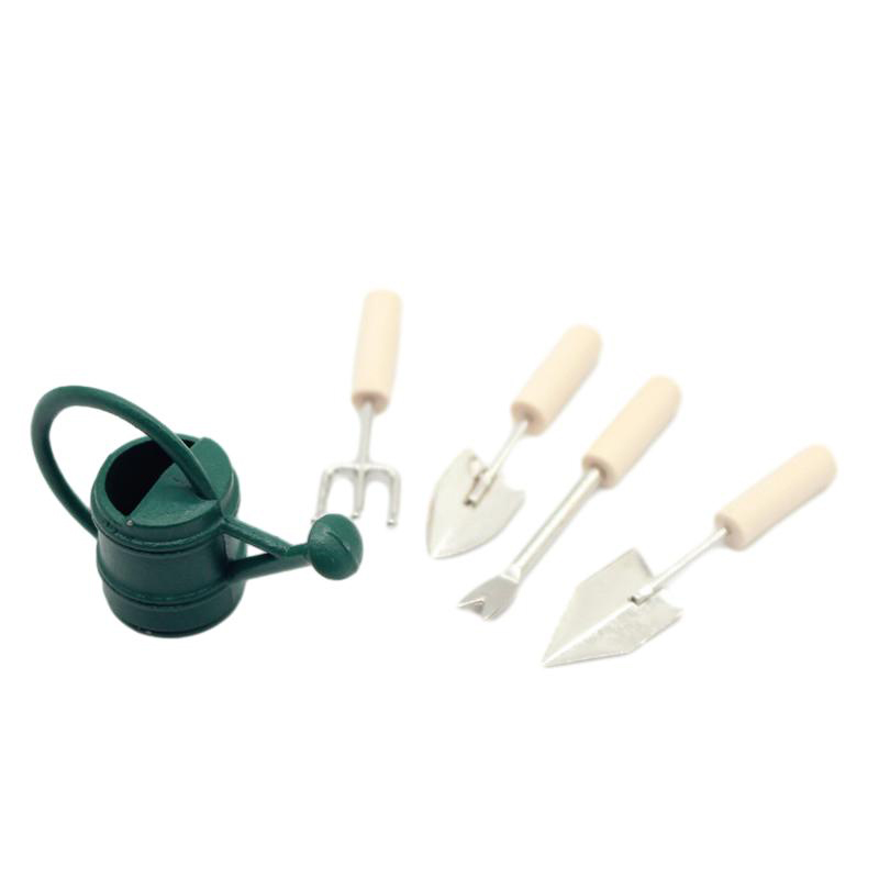 Gardening Tools Bundle - 1:12 Dollhouse Miniature Garden Tool Watering