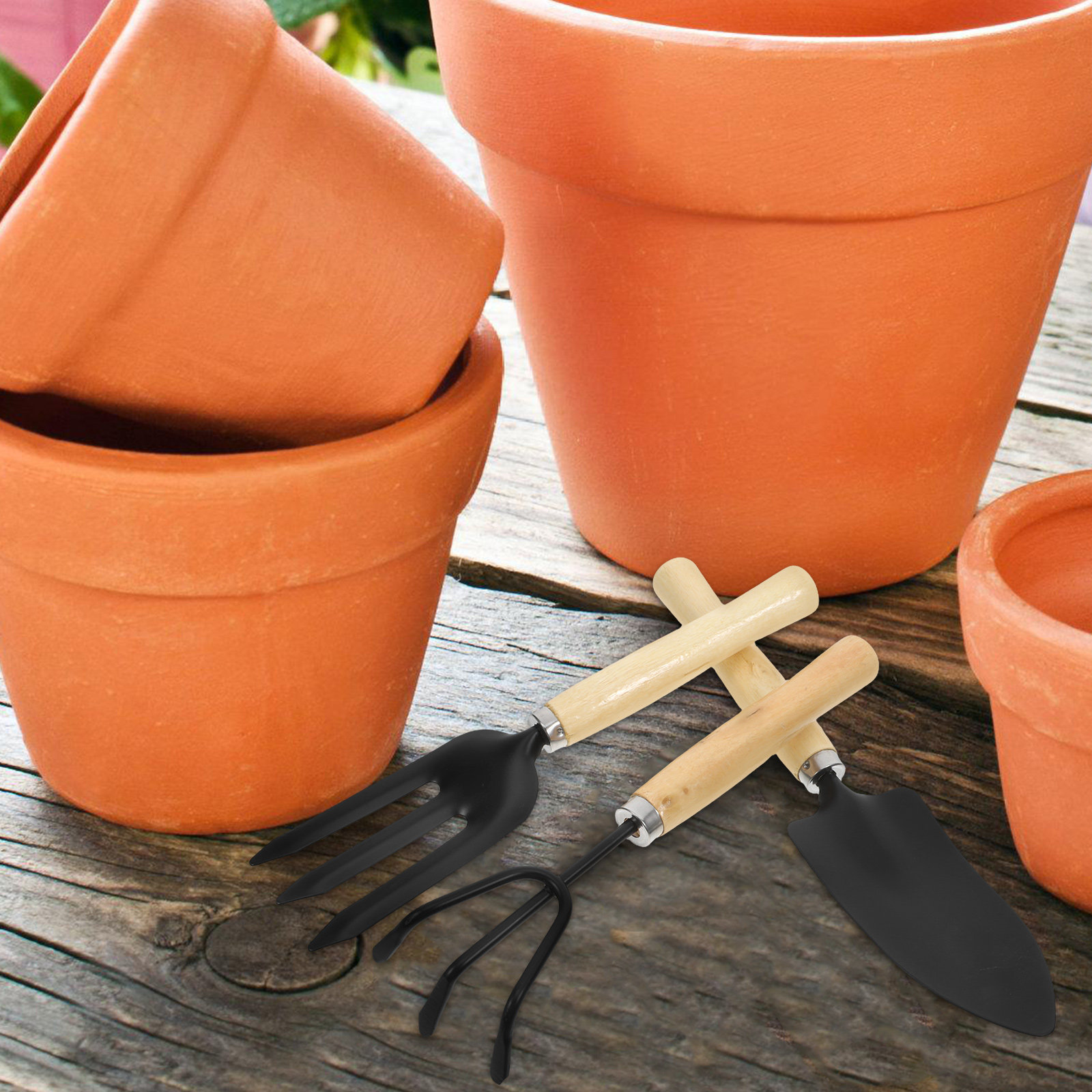 Bonsai Tool Set - 3Pcs Garden Tool Set for Children