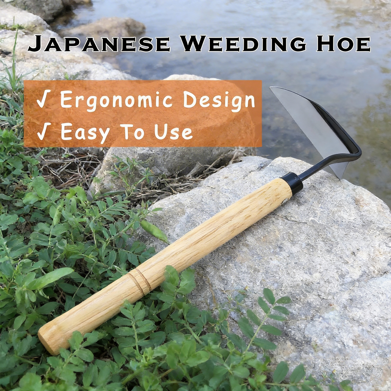 Gardening Hand Tools Japanese - 13inch Japanese Style Weeding Sickle Ergonomic
