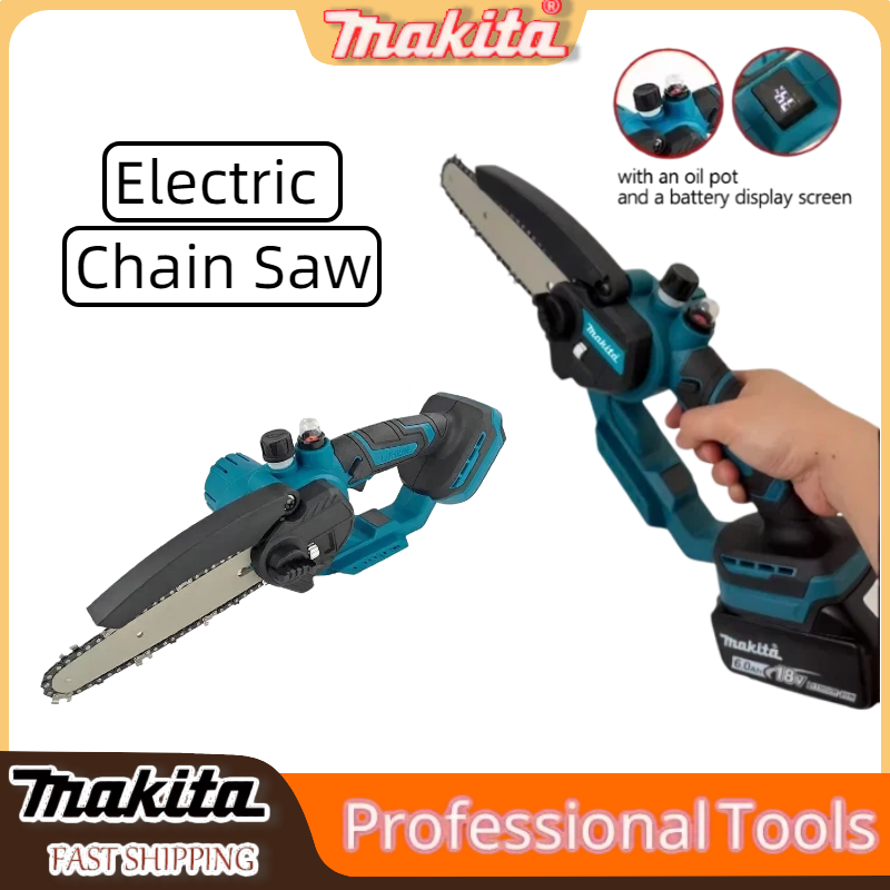 Gardening Tools Battery Powered - Makita Cordless Electric Chain Saw Wood