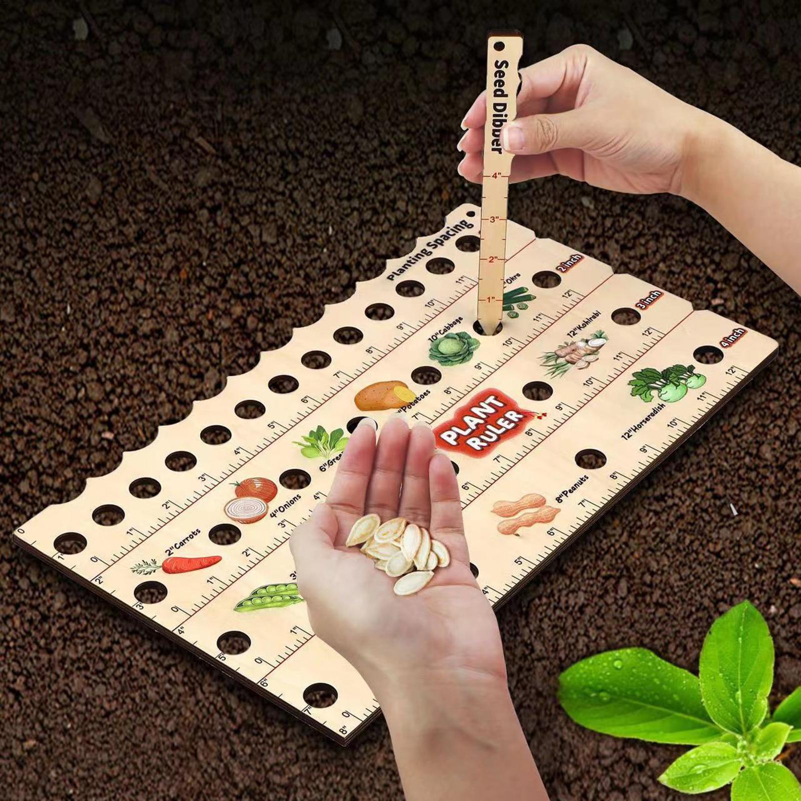 Wooden Plant Spacing Ruler Gar - огляд і ціна Gardening Tools Wooden