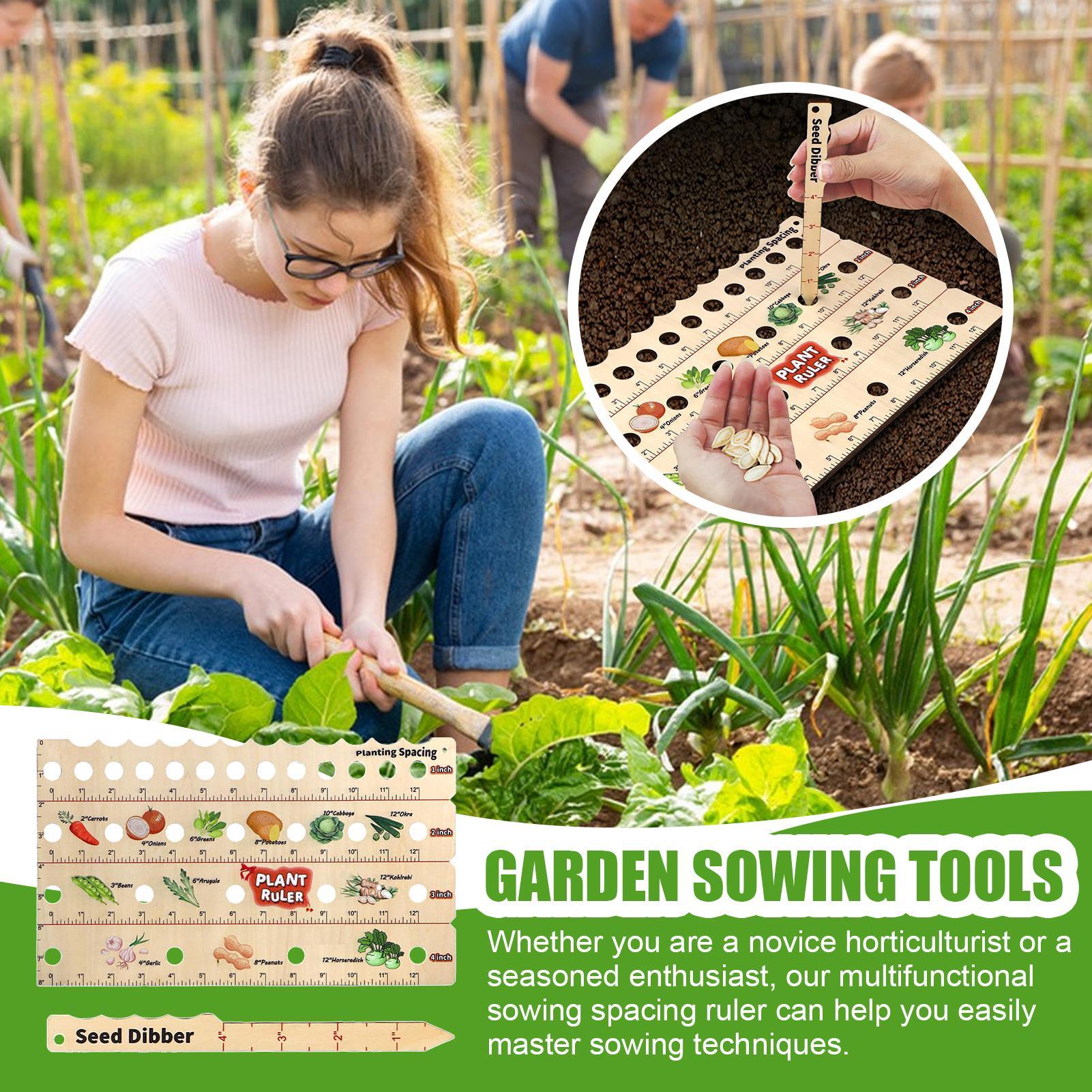 Wooden Plant Spacing Ruler Gar - огляд і ціна Gardening Tools Wooden