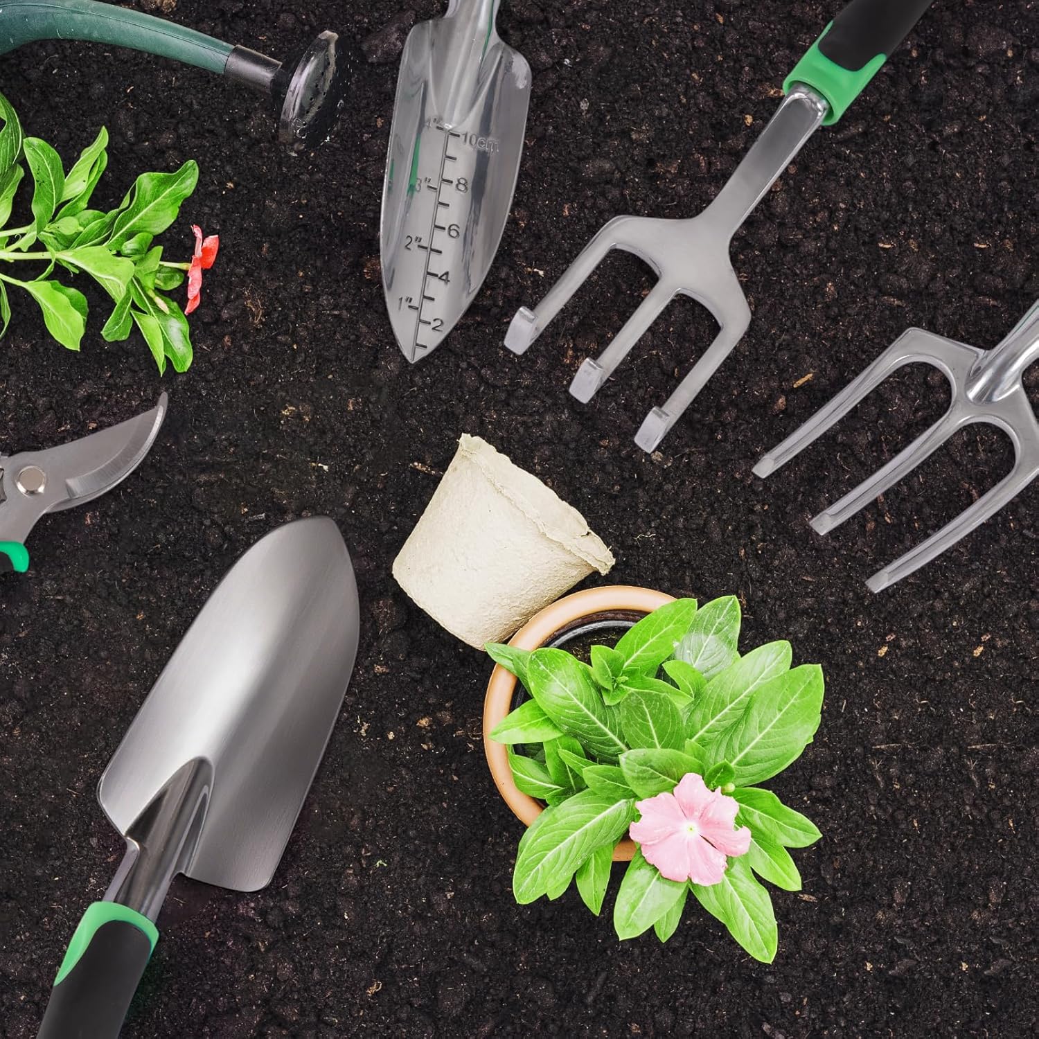 Garden Tool Set, Including 9 S - огляд і ціна Gardening Tools Gloves