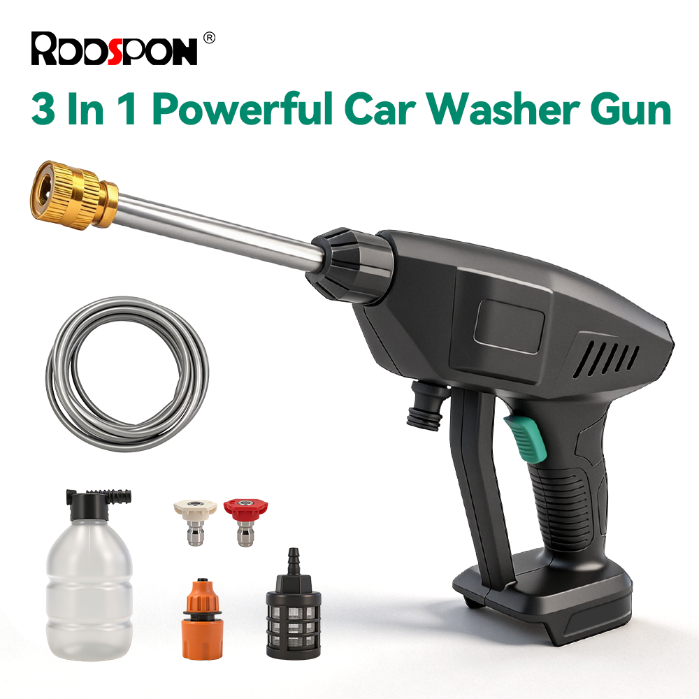 300W Car Washer Gun 120 Bar El - огляд і ціна Gardening Tools Battery Powered
