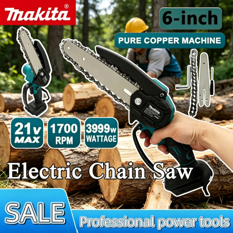 Makita 6inch Cordless chainsaw - огляд і ціна Gardening Tools Battery Powered