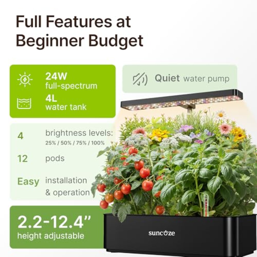 Hydroponics Growing System Kit - огляд і ціна Led Grow Light