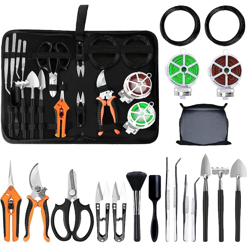 19pcs/set  Multifunctional Bon - огляд і ціна Bonsai Tool Set