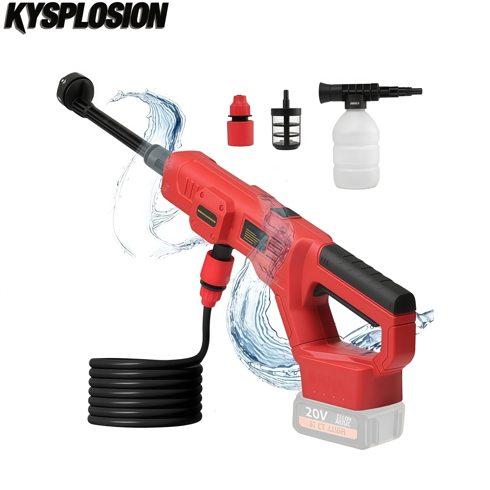 Cordless Pressure Washer for M - огляд і ціна Gardening Tools Battery Powered