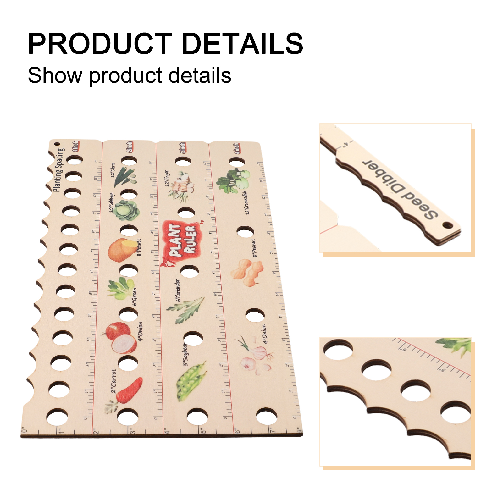 High Quality Plant Ruler Plant - огляд і ціна Gardening Tools Wooden