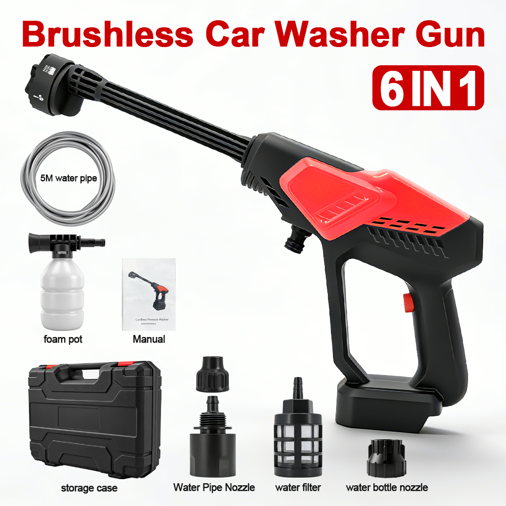 300Bar Car Washer High Pressur - огляд і ціна Gardening Tools Battery Powered