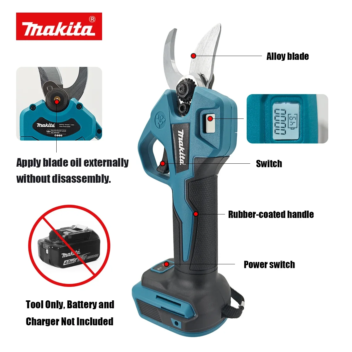 Makita Brushless Electric Prun - огляд і ціна Essential Gardening Tools