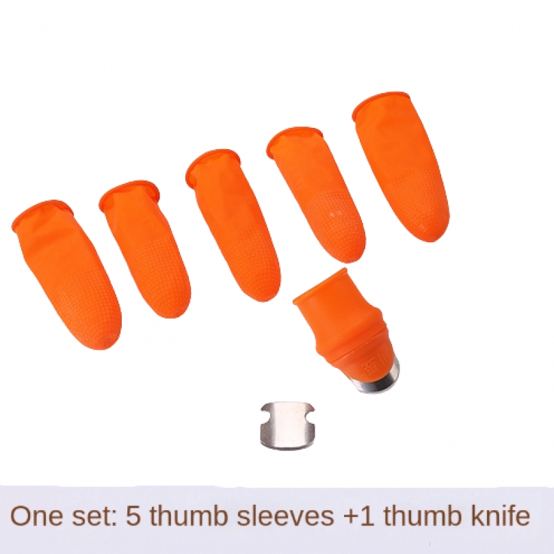 6pcs Steel Thumb Cutter Knife  - огляд і ціна Harvest Knife Garden