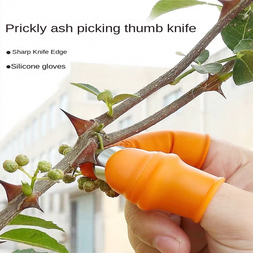 6pcs Steel Thumb Cutter Knife  - огляд і ціна Harvest Knife Garden