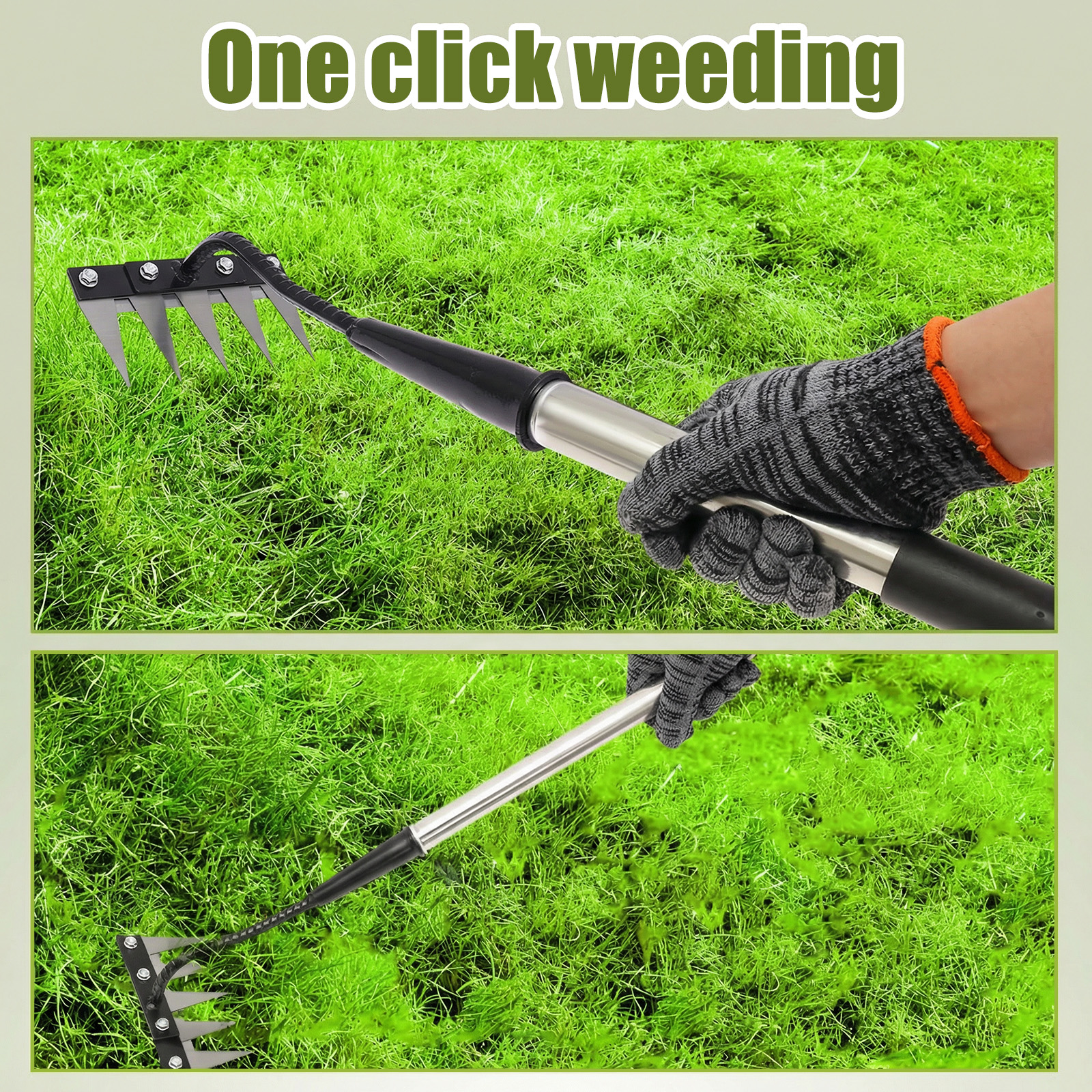 5 Teeth Stainless Steel Weedin - огляд і ціна Gardening Tools Gloves