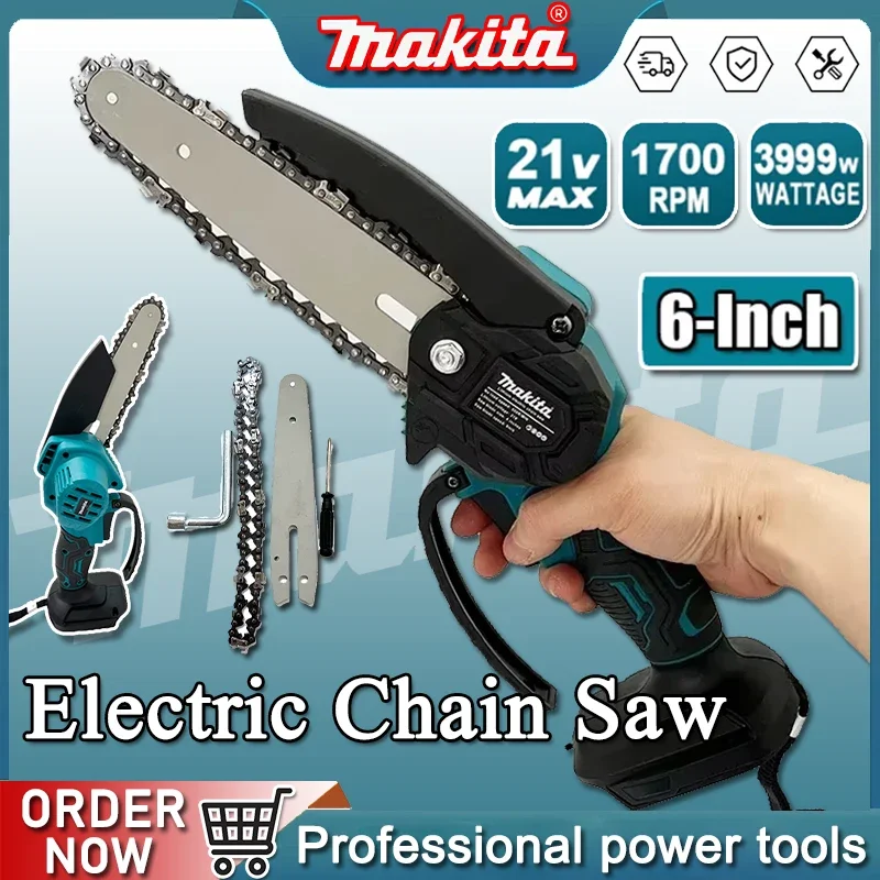 Makita 6-inch chainsaw timber  - огляд і ціна Gardening Tools Battery Powered
