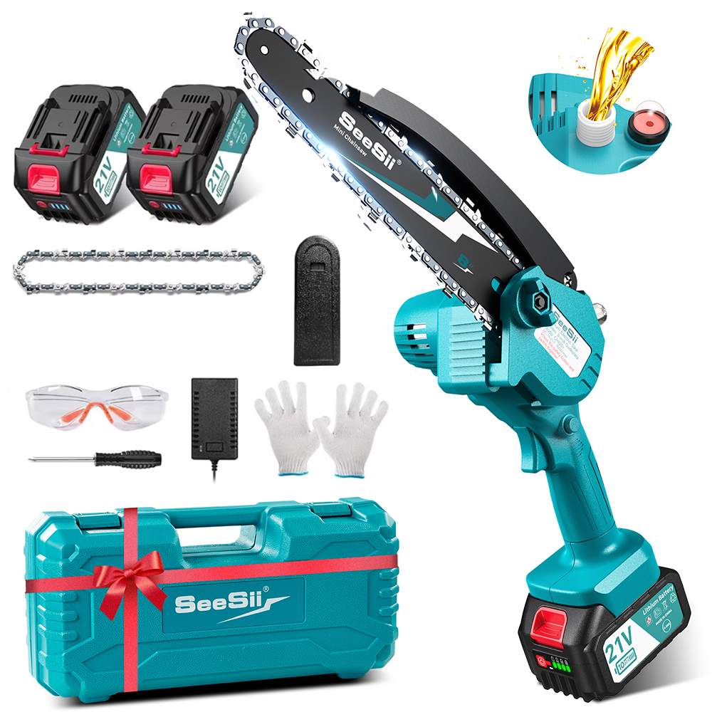 SEESII 8'' Mini Cordless Chain - огляд і ціна Gardening Tools Battery Powered