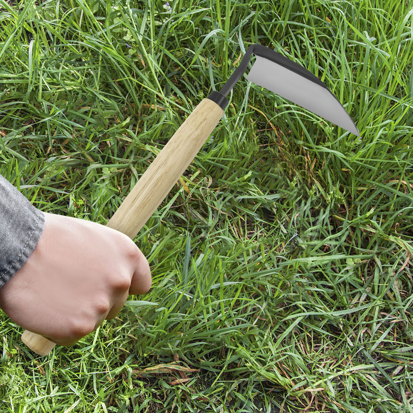 Japanese Weeding Sickle Wooden - огляд і ціна Gardening Hand Tools Japanese