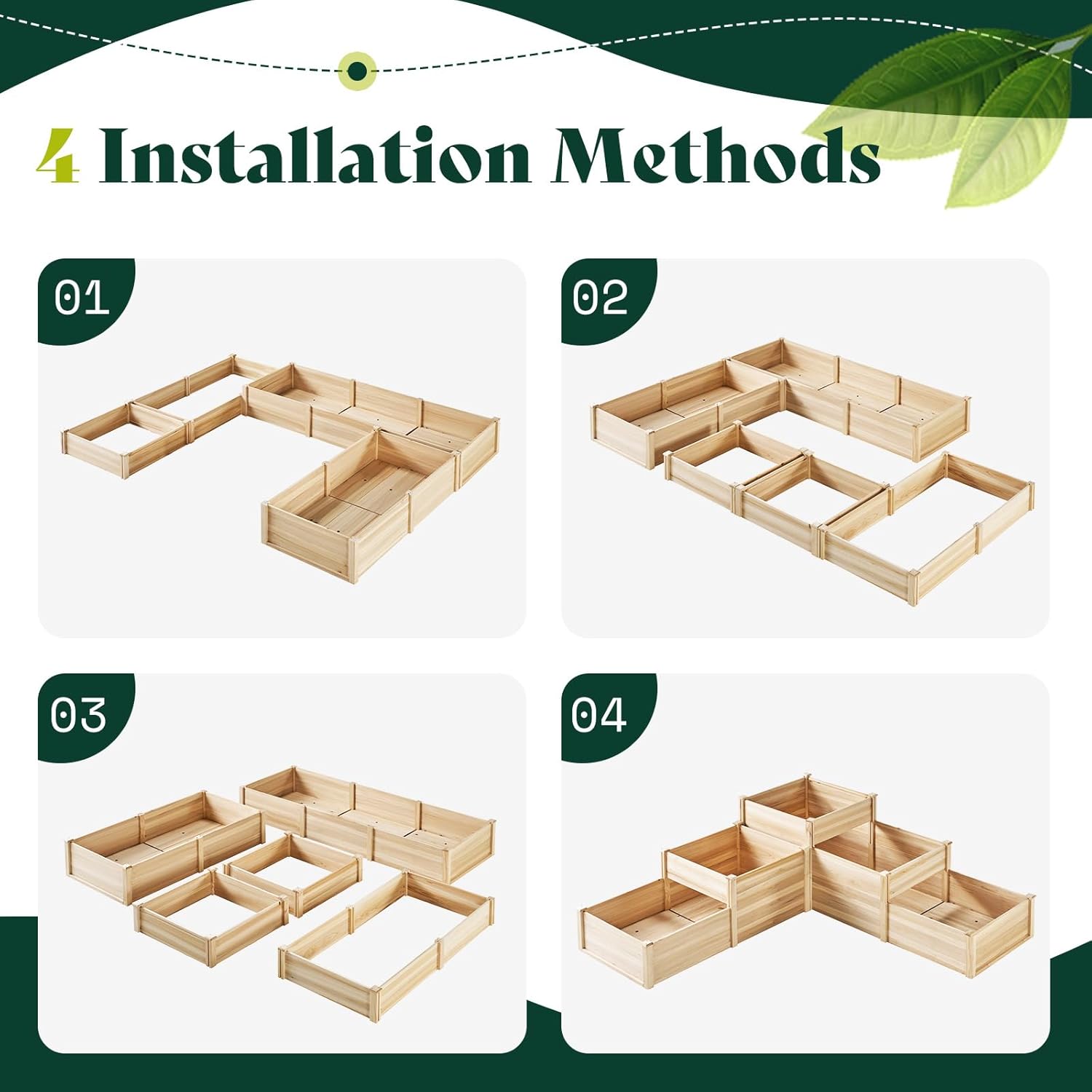 3 Tier Raised Garden Bed for O - огляд і ціна Gardening Tools Wooden