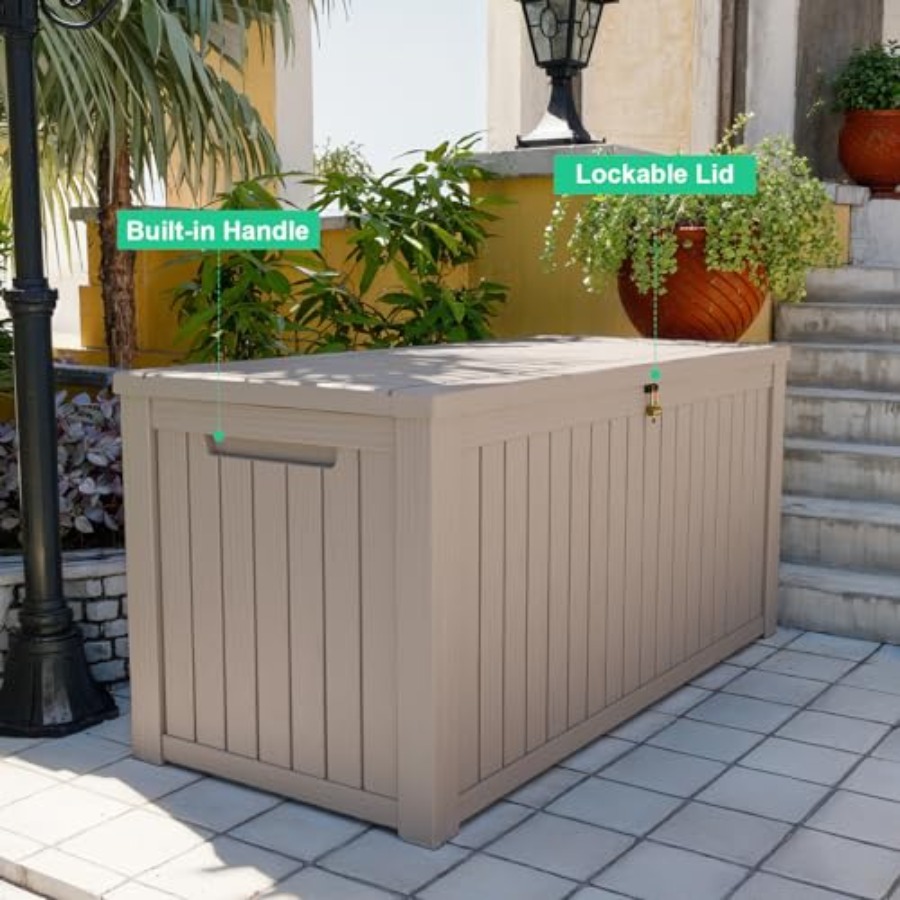 200 Gallon outdoor storage box - огляд і ціна Gardening Tools Wooden