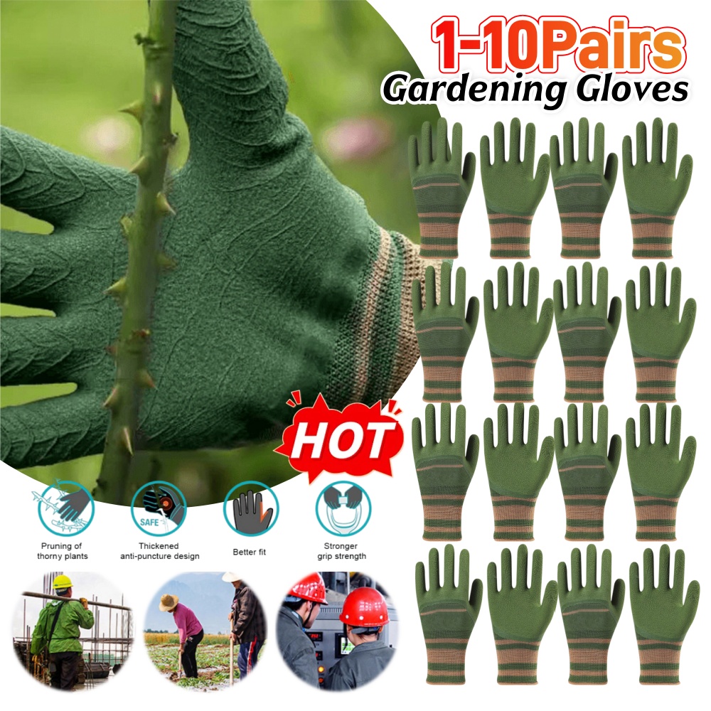 1-10Pairs Gardening Gloves Wat - огляд і ціна Gardening Tools Gloves