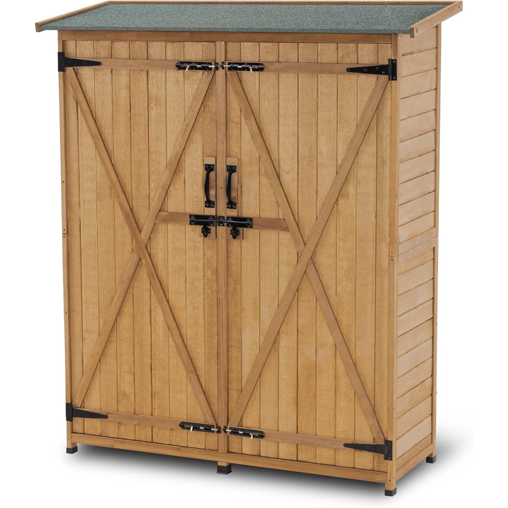 Outdoor Storage Cabinet with S - огляд і ціна Gardening Tools Wooden