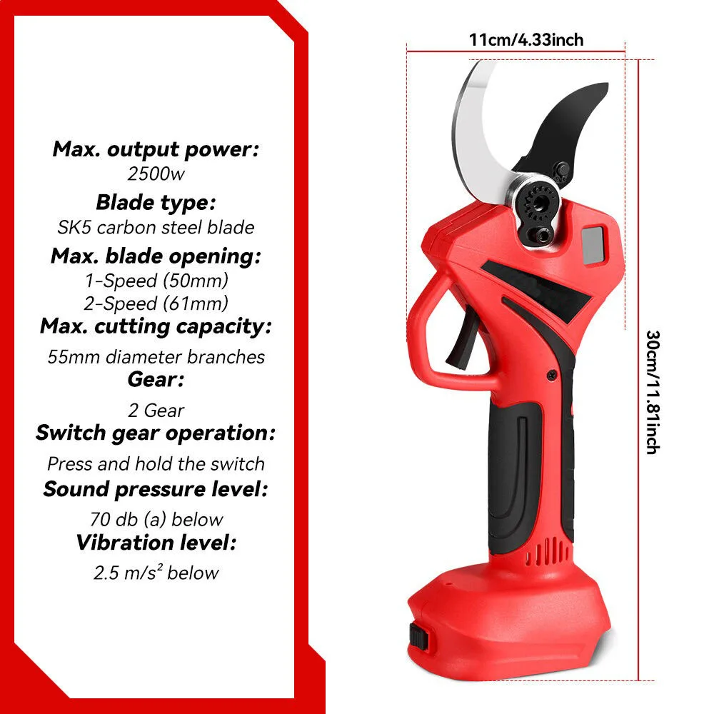 55mm Brushless Electric Scisso - огляд і ціна Essential Gardening Tools