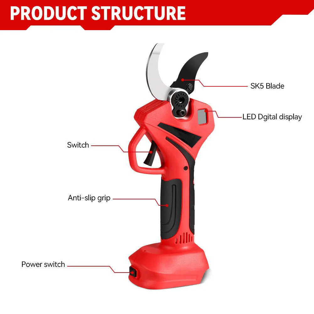55mm Brushless Electric Scisso - огляд і ціна Essential Gardening Tools